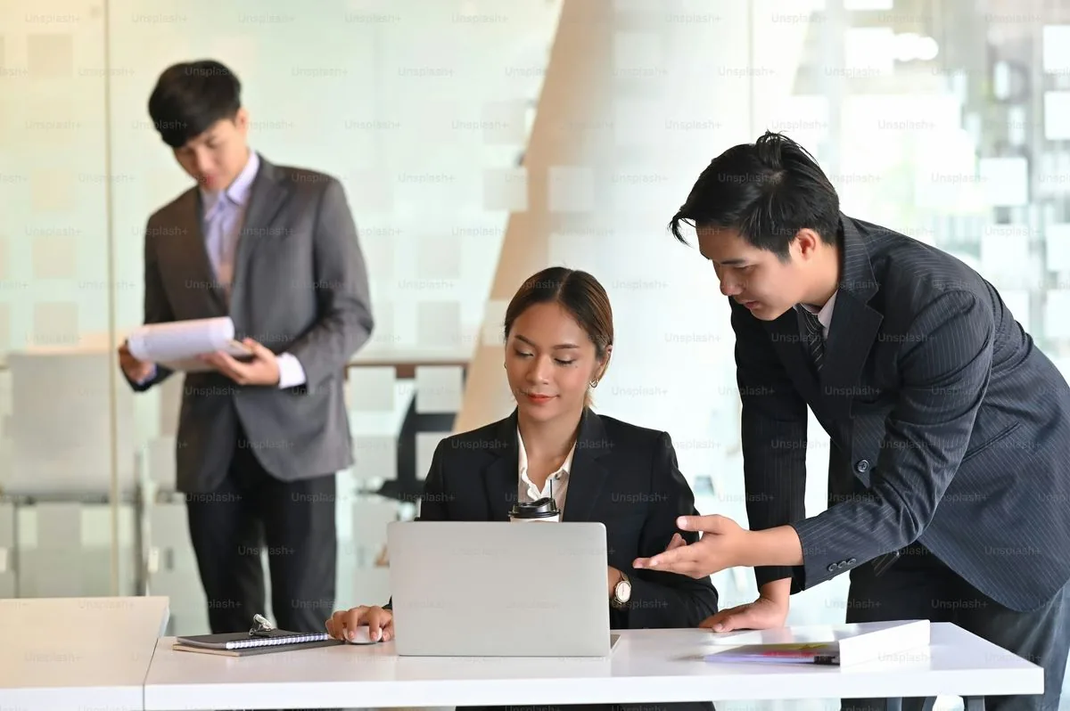 Professional business consulting meeting in Singapore